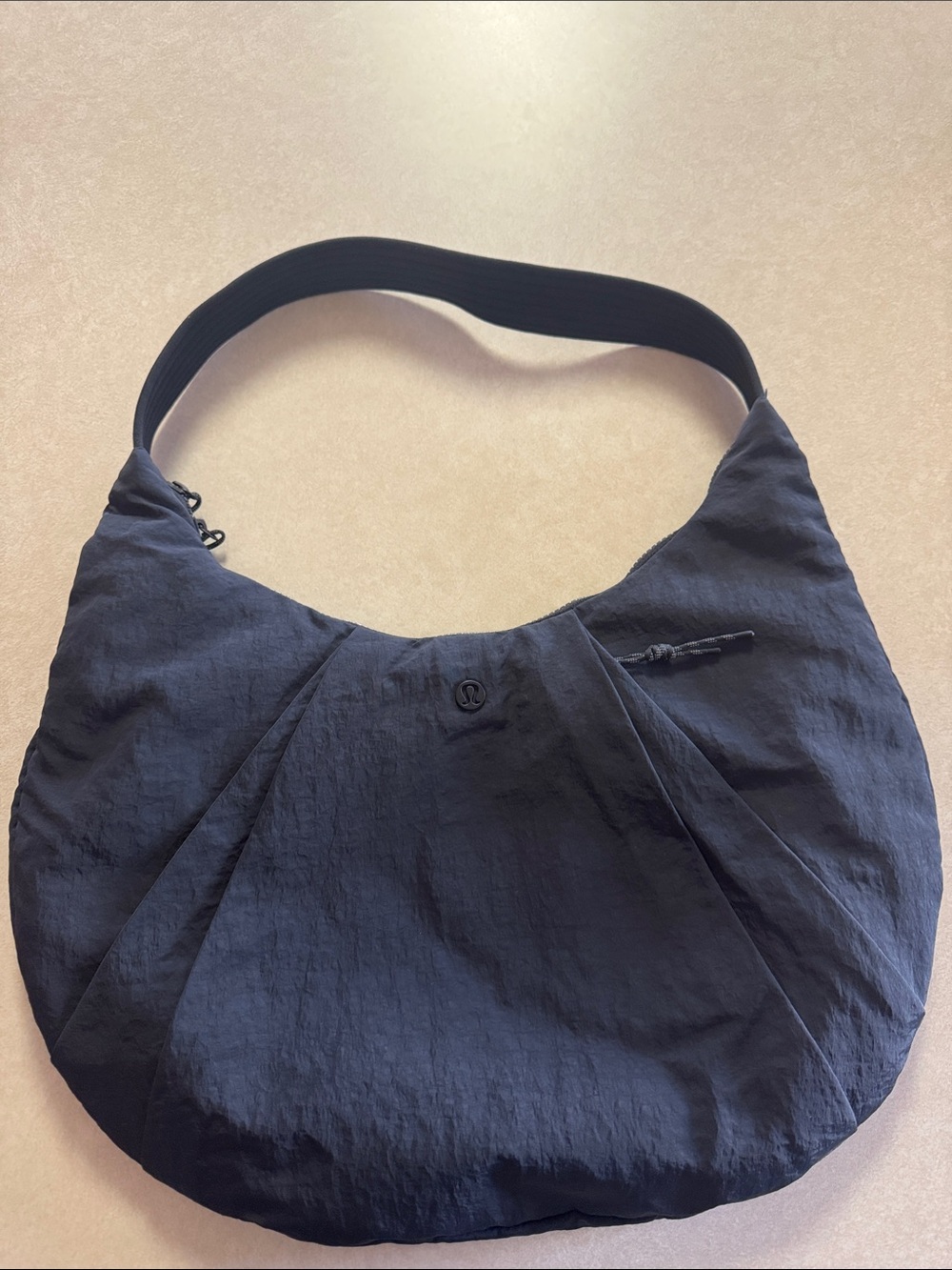 lululemon athletica Black Crescent Shoulder Bag